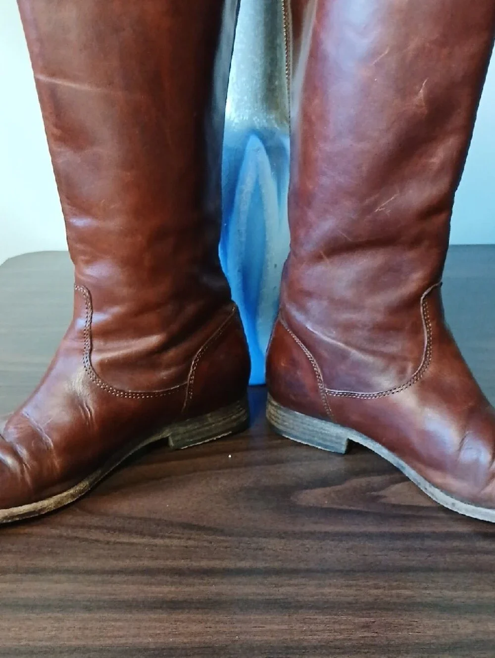 Frye Tall Cognac Leather Over-the-Knee Boots